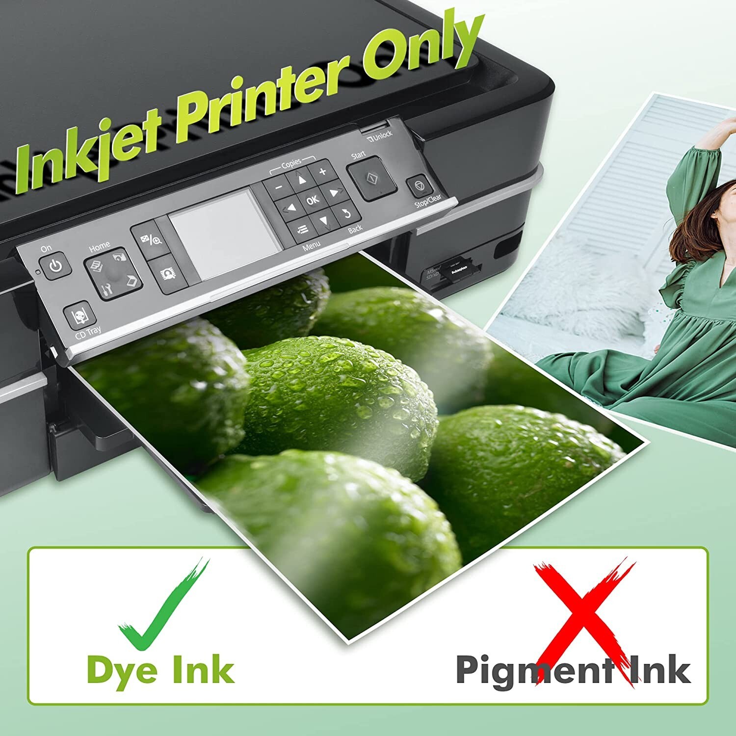 100 Sheets Koala Double Sided Glossy Photo Paper 11×17 32lb Inkjet Printer 120g