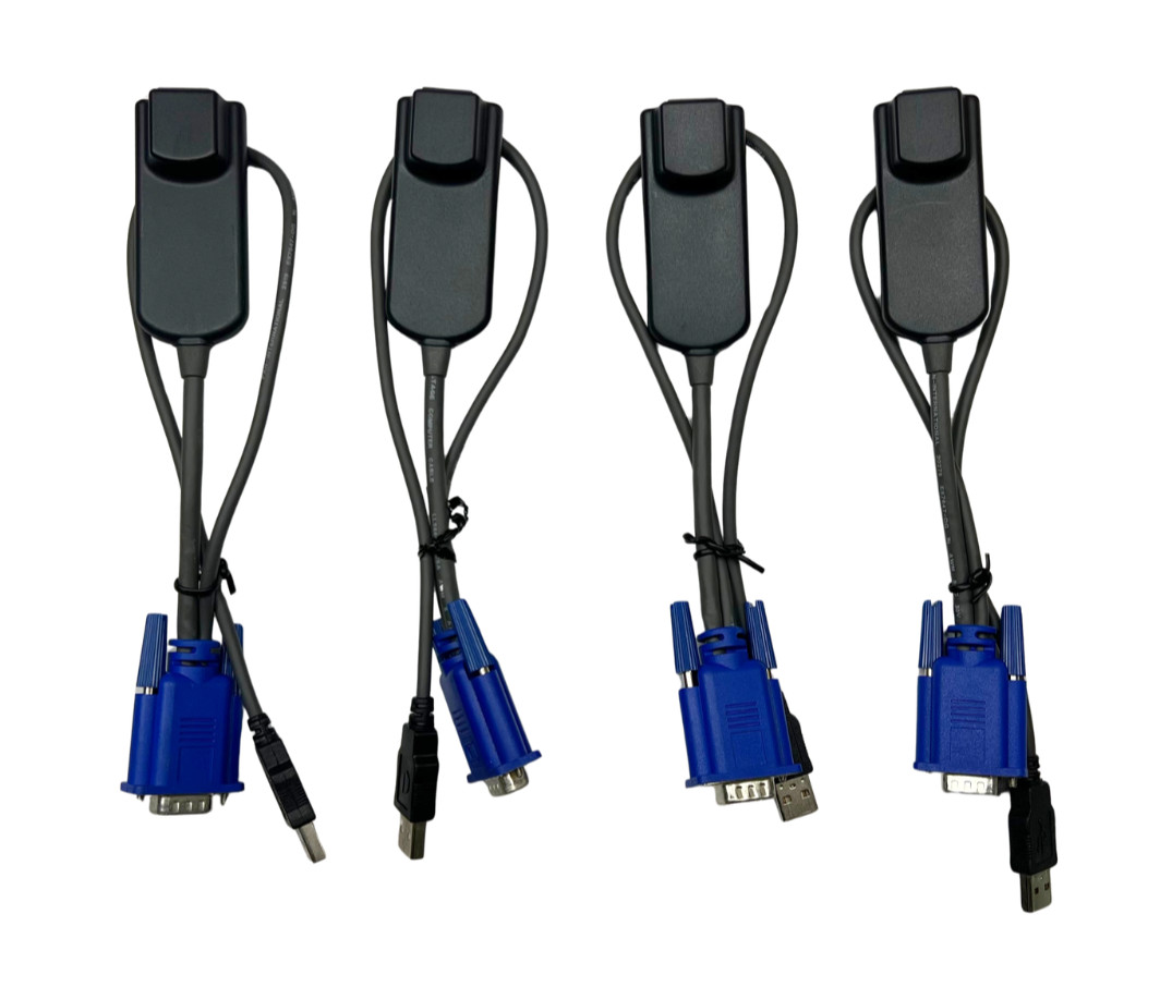 (LOT OF 4) Avocent DSRIQ-USB 520-307-505 USB KVM Server Interface Modules