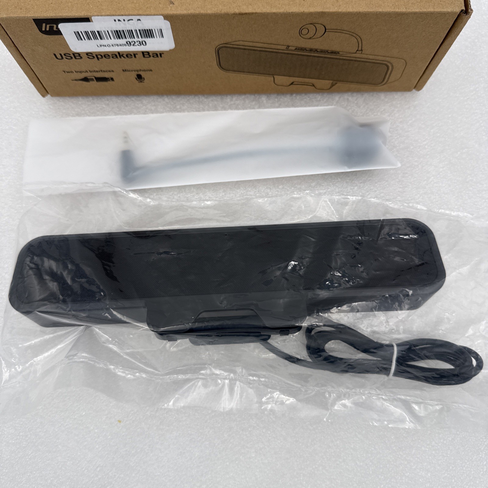 INGA Computer Speakers with Detachable Mic, Plug and Play Desktop Speakers