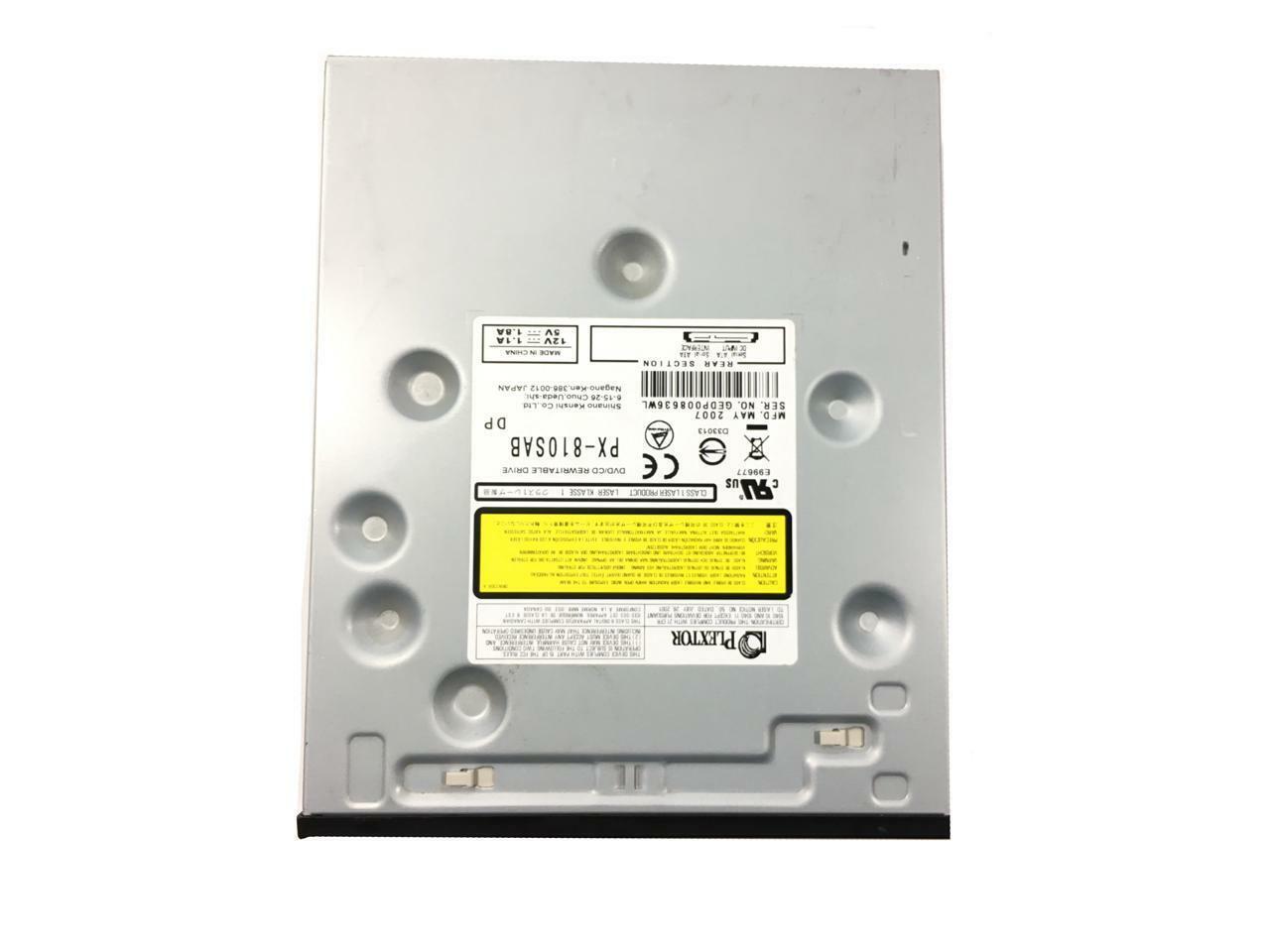 Plextor PX-810SAB Black 18x SATA Drive Dual Layer DVD-RW PX-810SAB