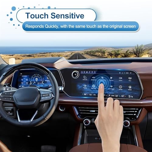 (2Pack) 2025 2026 Chevy Tahoe Screen Protector for Chevy Tahoe (17.7In