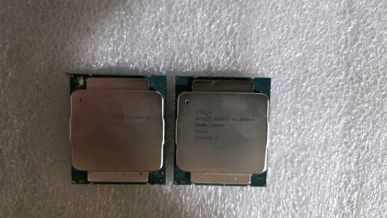 Pair (Lot Of 2) ntel Xeon E5-2630 V3 2.4GHz 8c Processor CPU LGA2011 SR206