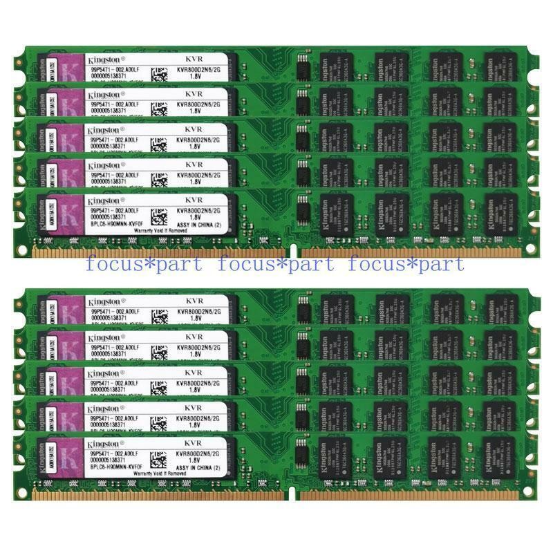 Wholesale DDR2 2 GB 800 MHz PC2-6400 DIMM Desktop PC RAM 240Pin 1.8V NON-ECC lot