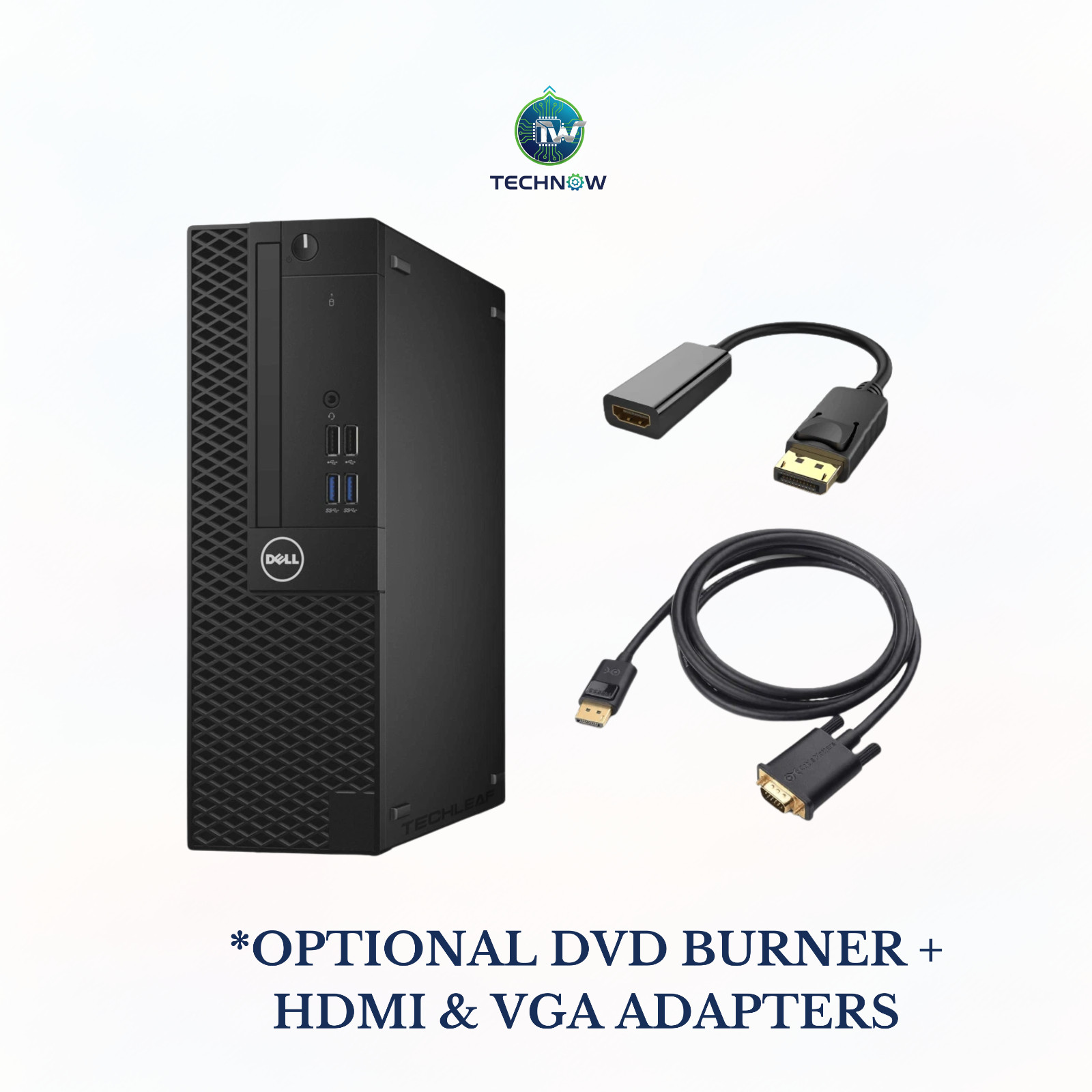 Dell Windows 11 Desktop PC i7 9th, up to 32GB RAM, 2TB NVMe SSD, Built-In WiFi