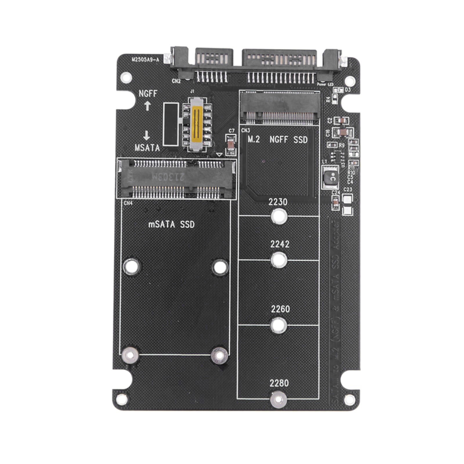 10 * 7 * 0.7 cm Adapter Only supports SATA protocol (NGFF) M.2 hard drives