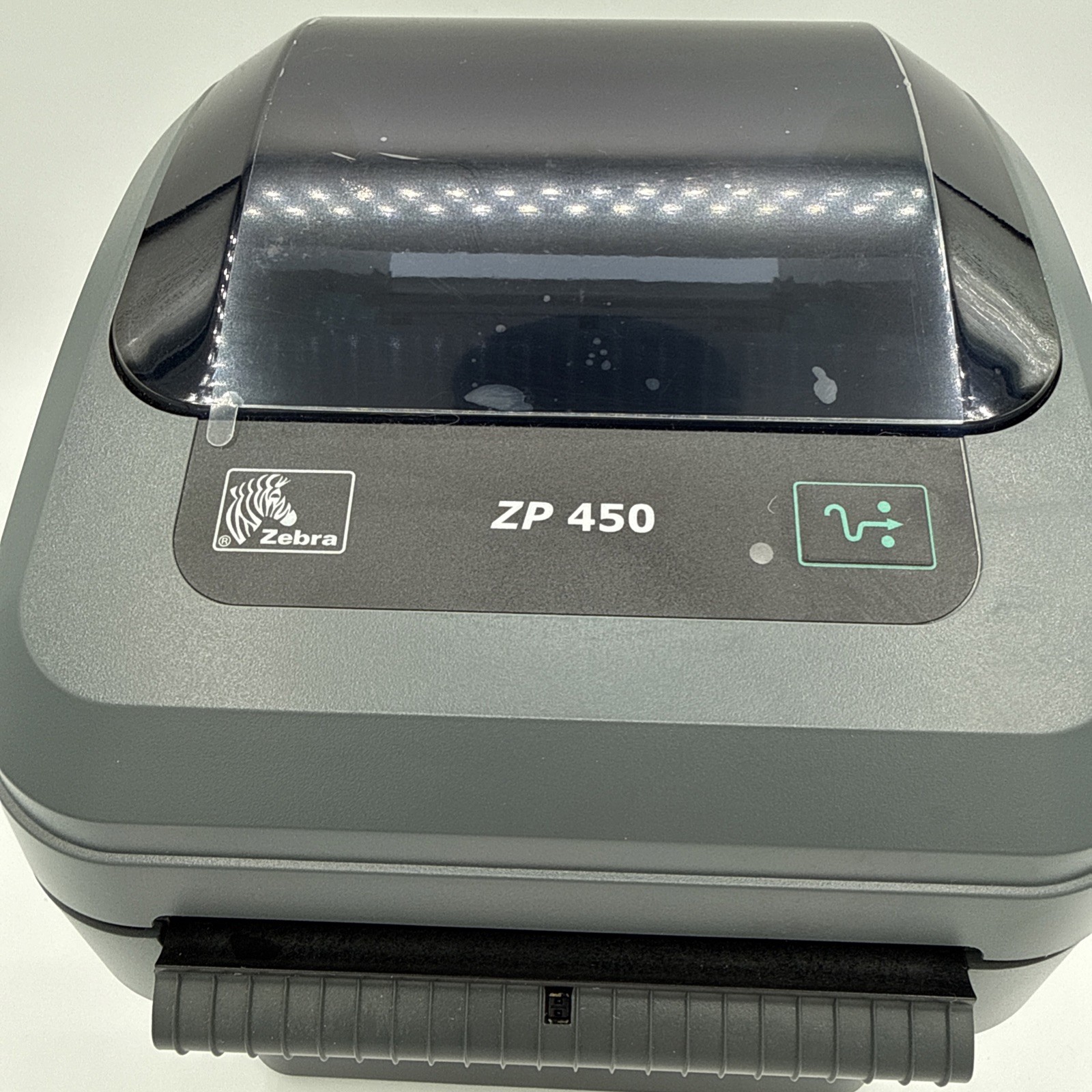Zebra ZP 450 Thermal Label Printer – ZP450-0501-0006A – Tested, No Power Cord
