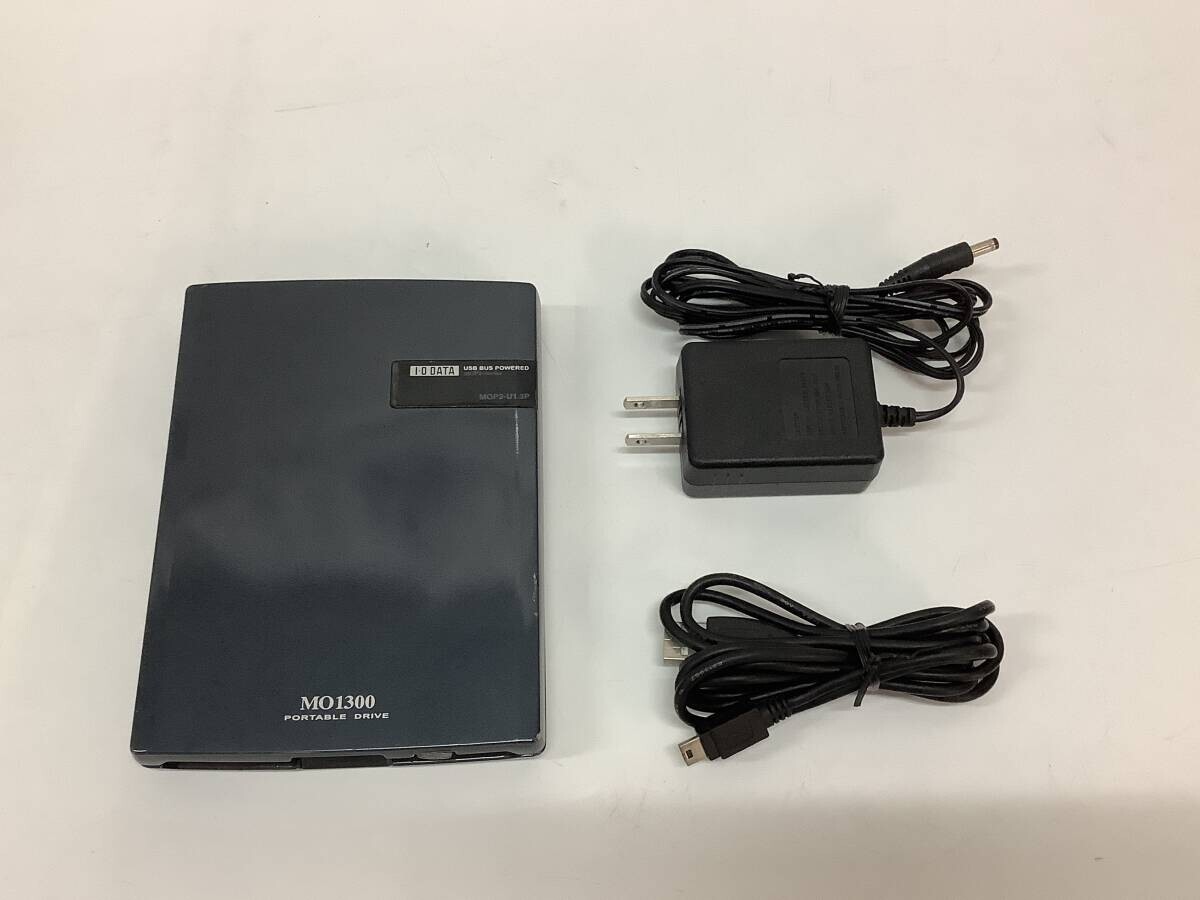 I-O DATA MOP2-U1.3P 3.5inch 1.3GB MO Magneto Optical Drive USB USED Japan