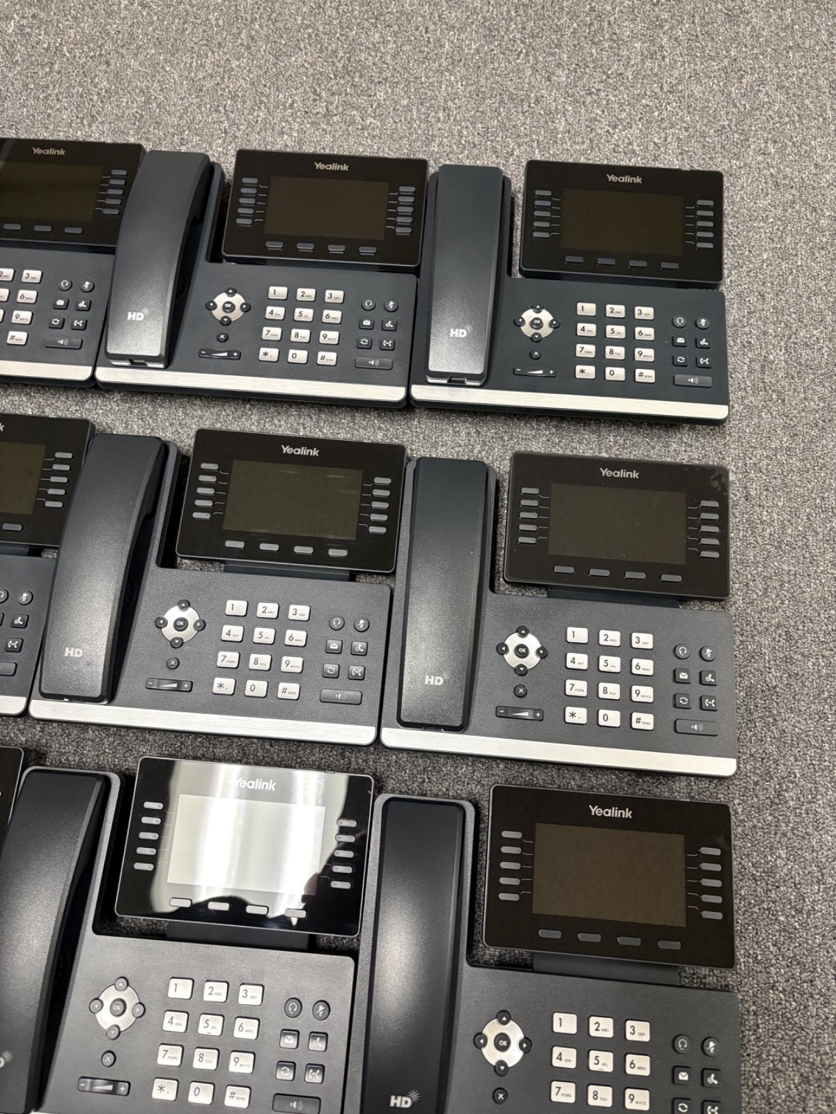 Lot of 11 Yealink SIP-T54W Prime Business Phones – Free and Fast Shipping!!!