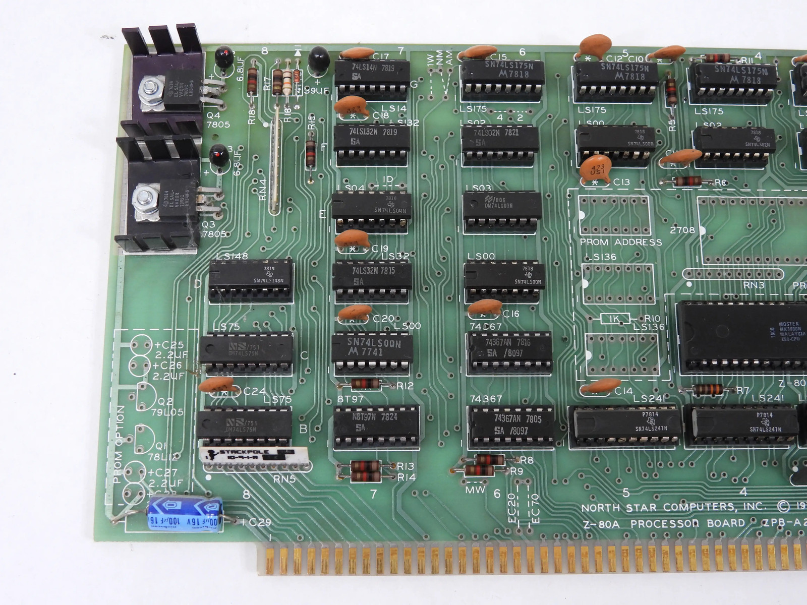 North Star ZPB-A2 Vintage 1977 S-100 Computer Z-80A Processor Board CPU (nice)