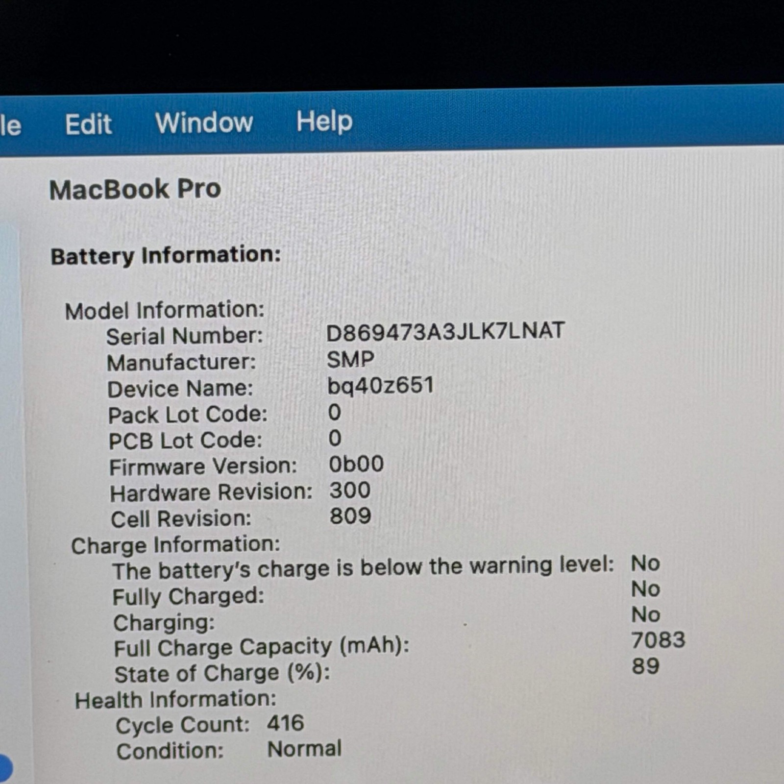 Broken 2019 Apple MacBook Pro 16″ i7 2.6GHz 32GB RAM 512GB SSD Silver A2141 Read