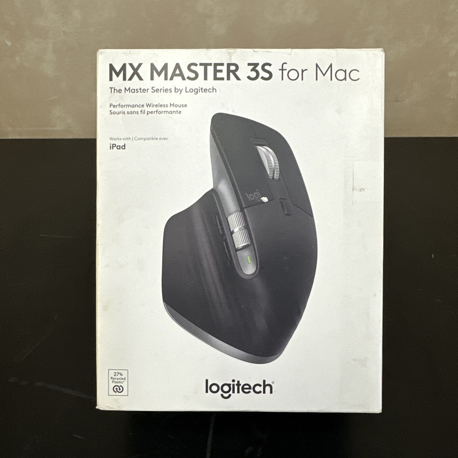 Logitech MX Master 3S Wireless Mouse for Mac Black Grey 910-006569