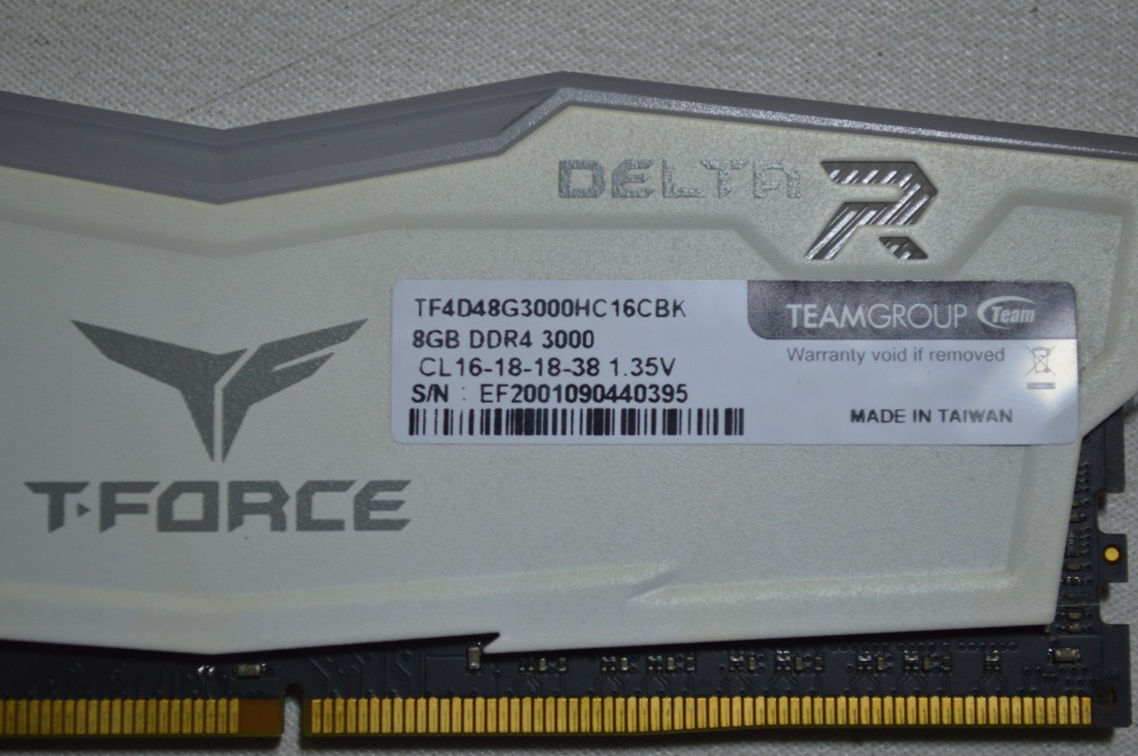Team Group PC4-24000 (DDR4-3000) 16GB (2x8GB) Memory RAM Kit TF4D48G3000HC16CBK