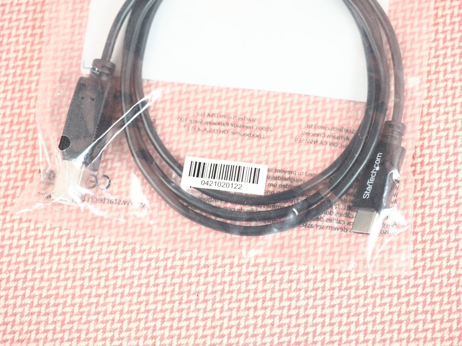 StarTech 3.3ft (1m) USB-B to USB-C Cable Data Cord USB 2.0 USB-C Data Transfer