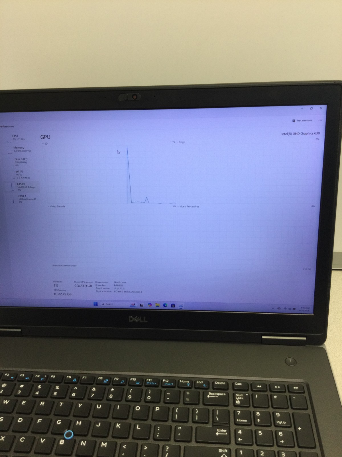 Dell Precision 7740 17.3″Core i7-9750H 48GB RAM 256 GB SSD 2.60GHz WIN 11 PRO