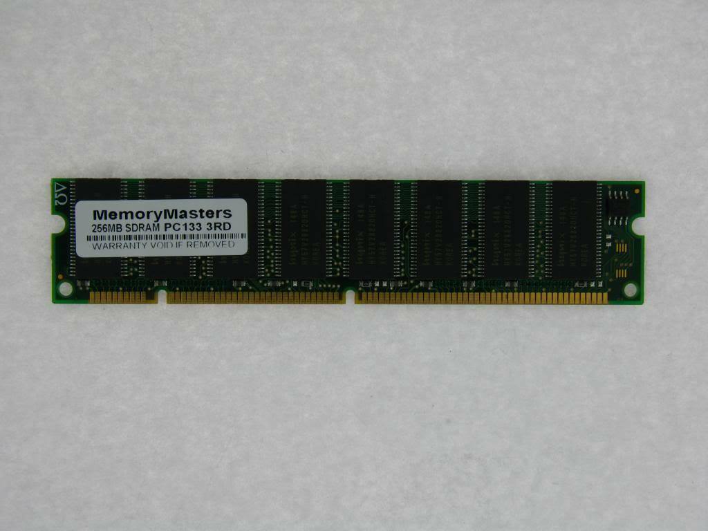 256MB PC133 SDRAM 168 PIN DIMM LOW DENSITY MEMORY 16×8
