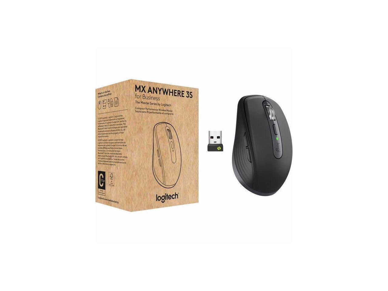Logitech MX Anywhere 3S for Business – Wireless Mouse – Darkfield – Wireless –
