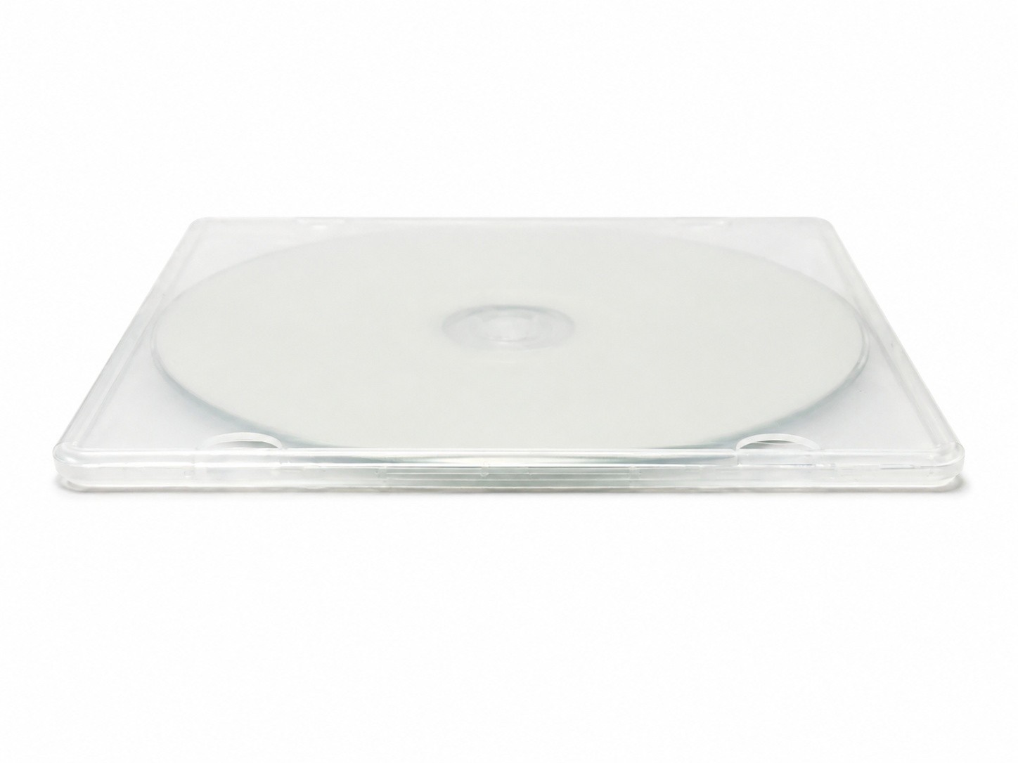 Slim CD DVD Case 5.2mm Clear PP Poly Plastic w Cover Art Sleeve Single Disc LOT