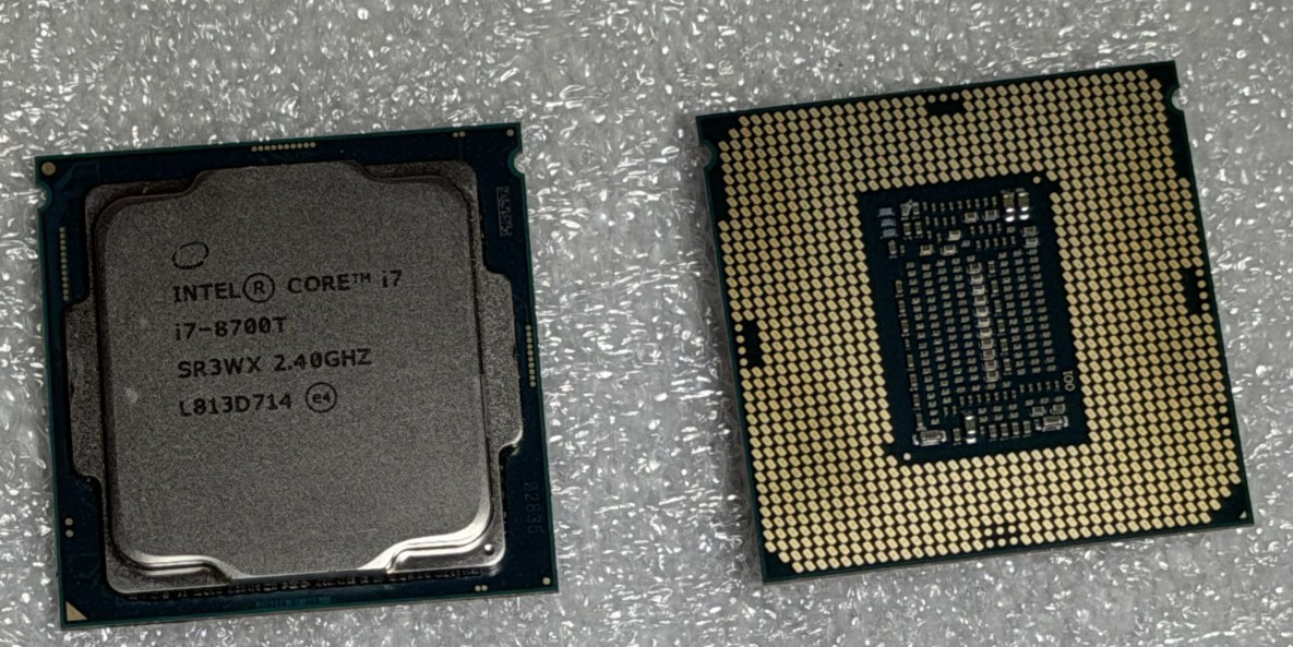 Intel Core i7‑8700T | SR3WX | 2.4 GHz | 6 Cores