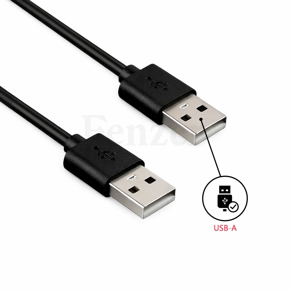 1-100 LOT USB Cable Type A Male – Male High-Speed Data Transfer Charger 3,6,10FT