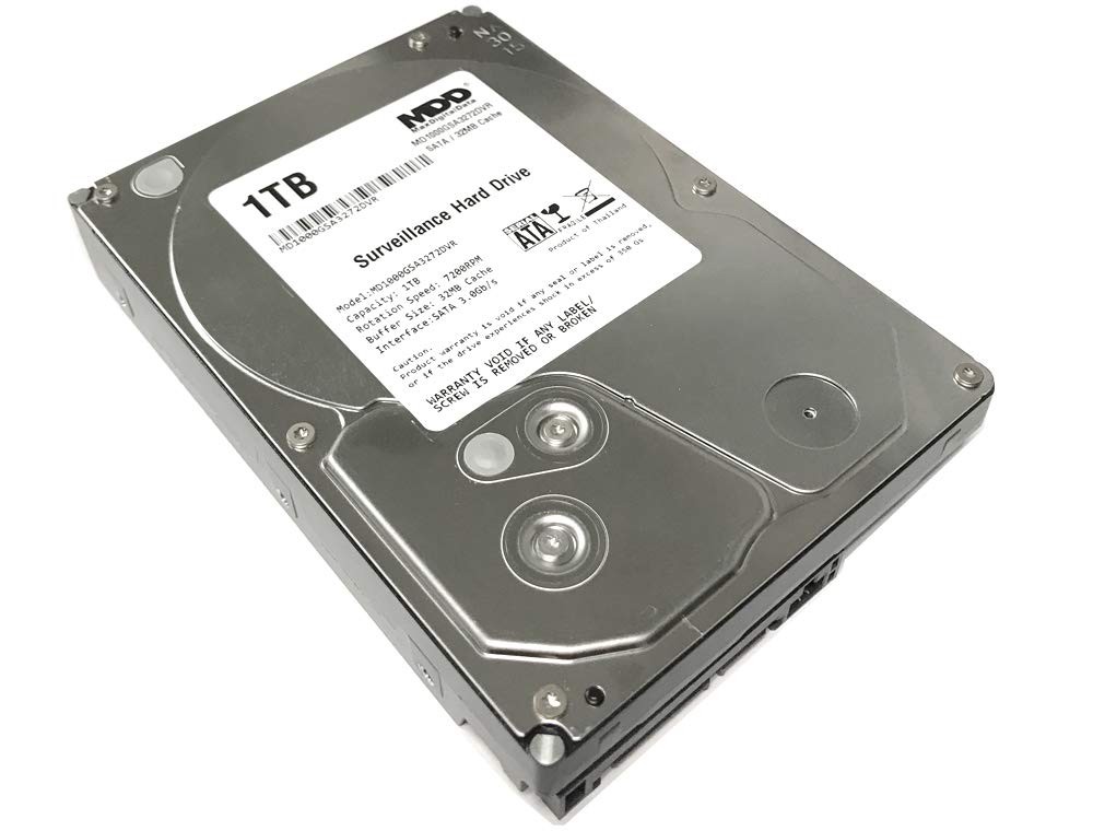 MaxDigitalData 1TB 32MB Cache 7200PM SATA 3.0Gb/s 3.5inch Internal Surveillan…
