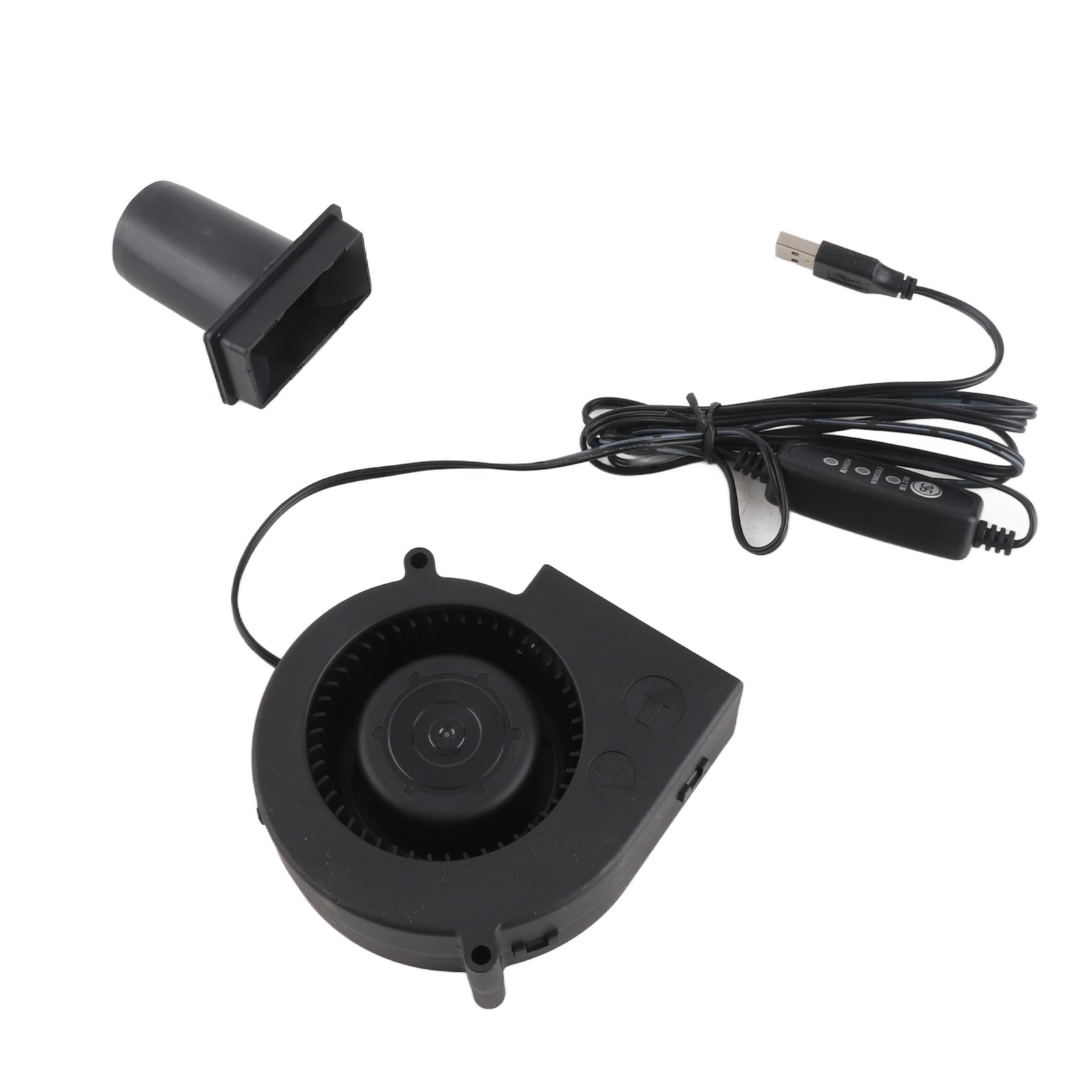 USB Blower Fan 3.8in 3 Speed Mode DC5V Brushless 3800 RPM 22 CFM Computer C RZRU