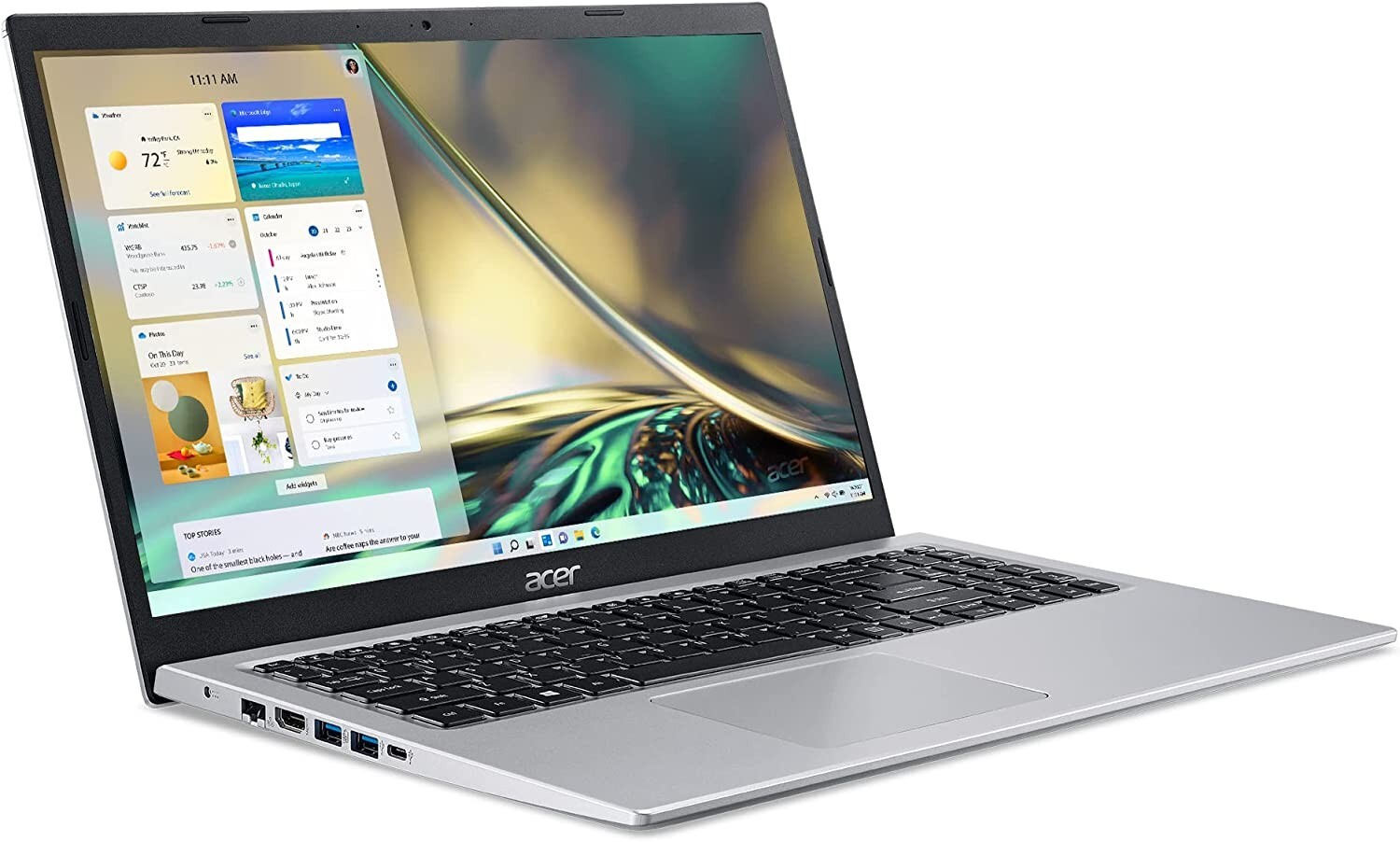 Acer Aspire 5 Slim 15.6″Laptop Intel i3-1115G4 Dual Core 4GB DDR4 128GB NVMe SSD