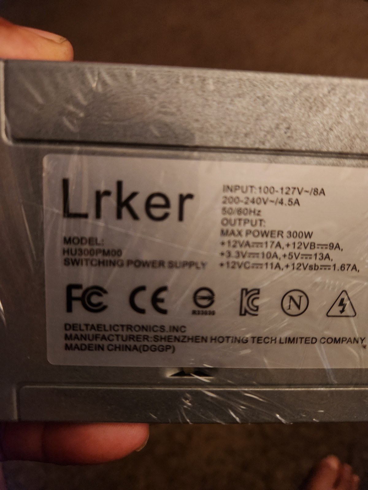 300W Power Supply Replacement – Dell 3847 390 790 990 990 3010 7010 HU300PM-00