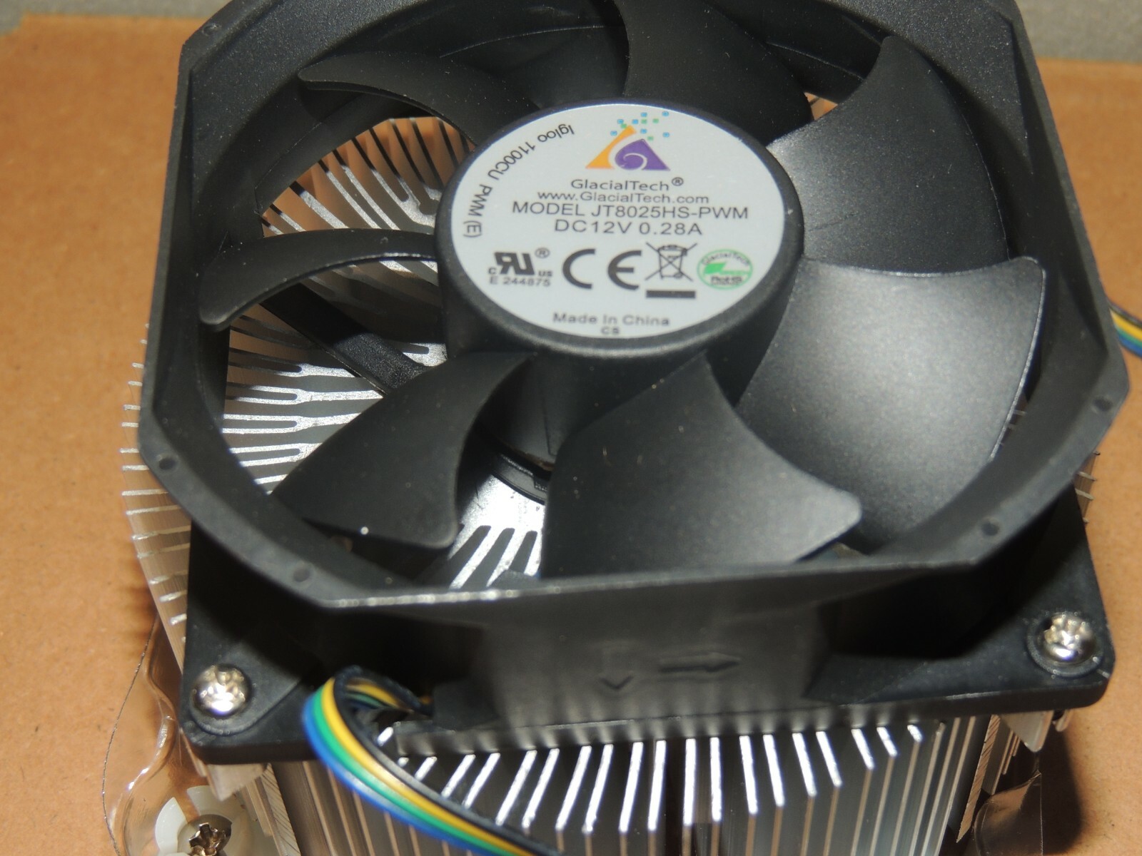 GlacialTech Model JT8025HS-PWM DC12V 0.28A