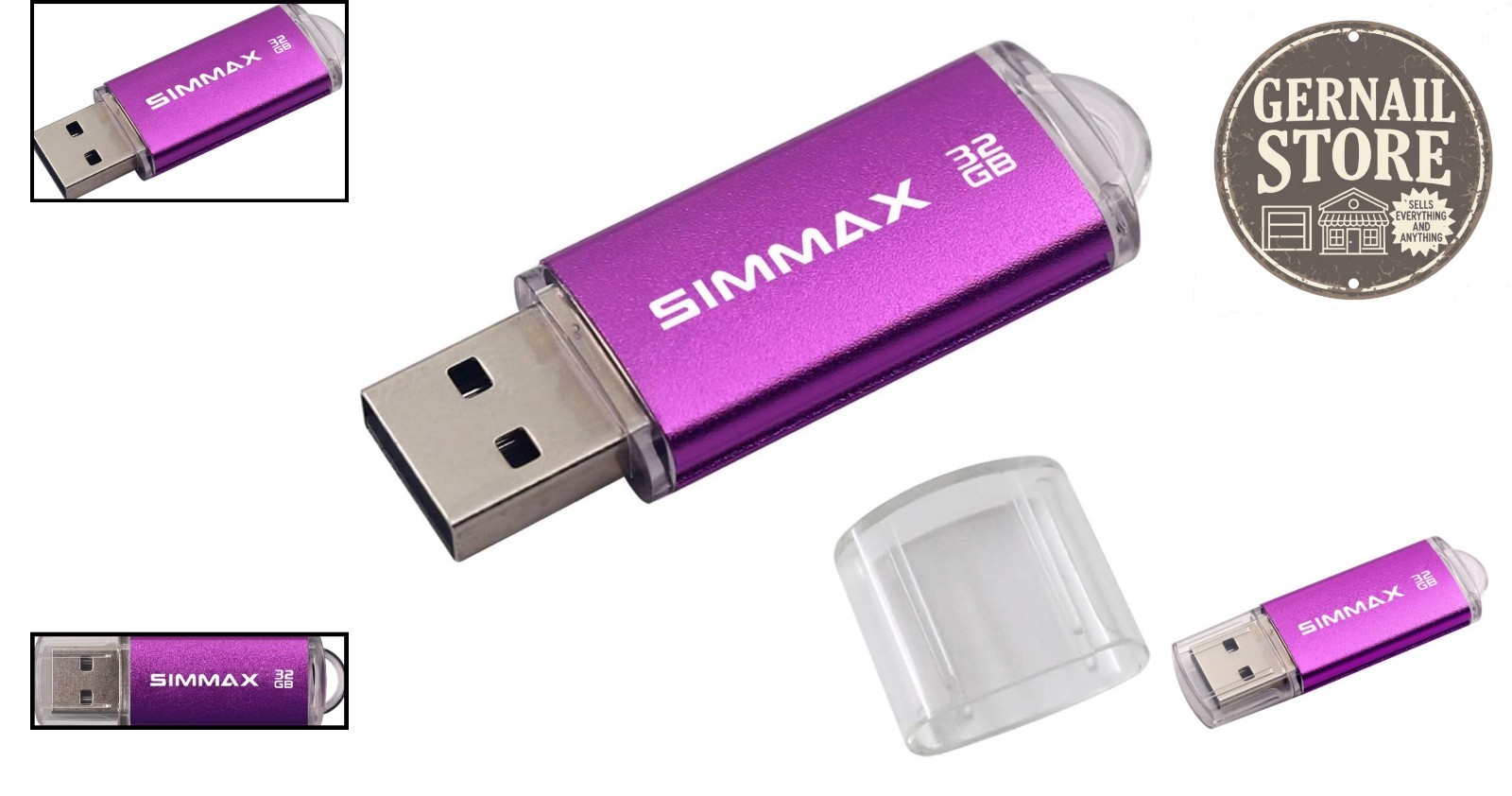 Portable 32GB USB 2.0 Thumb Drive – Fast Read/Write Speed for Data Transfer