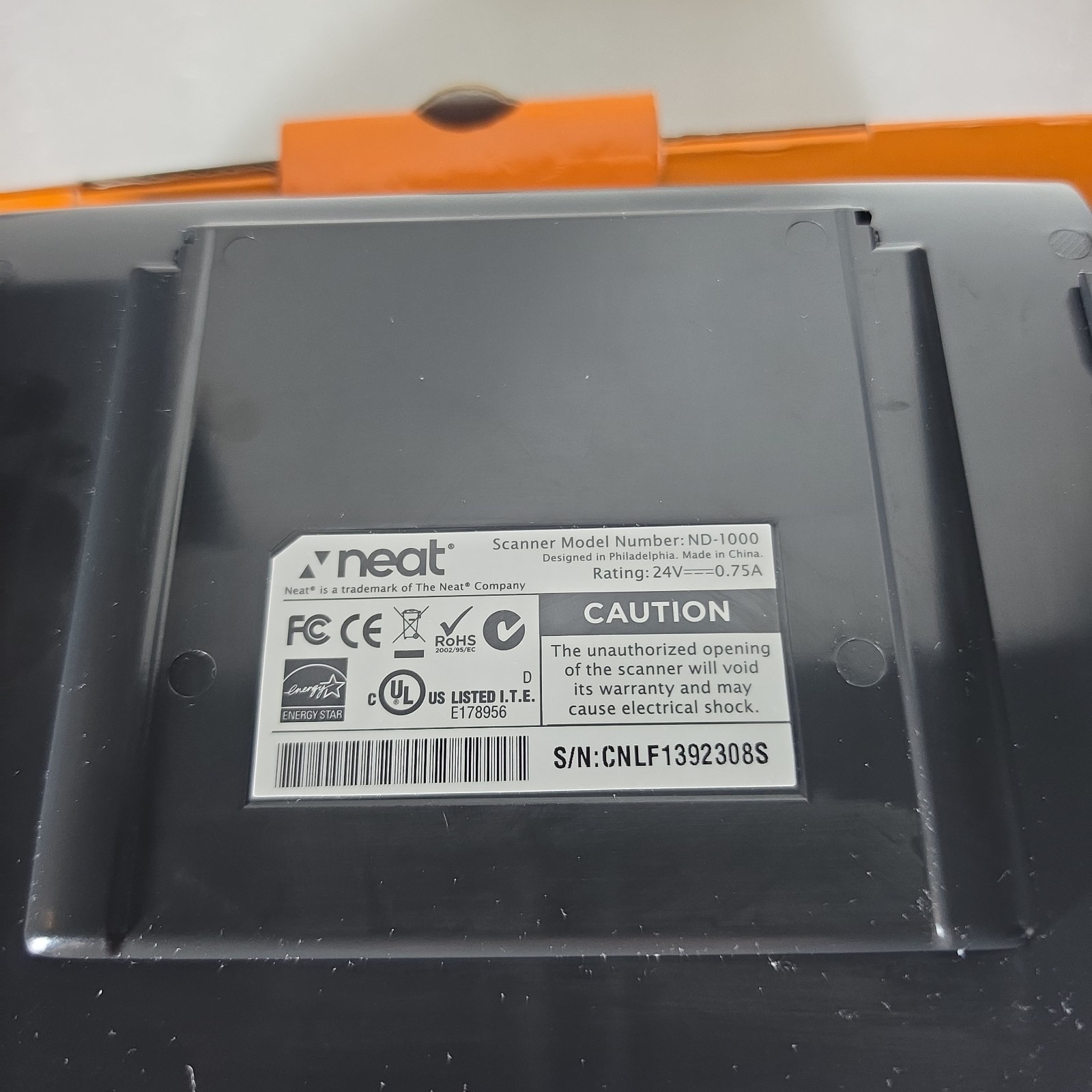 NeatDesk ND-1000 Desktop Scanner Digital Filing System White W/ Box – Tested