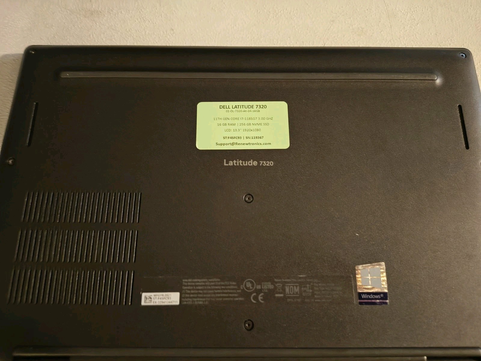 Newegg Bought Dell Latitude 7320 13.3″ i7-1185G7 16GB 256GB SSD Win11 Pro Laptop