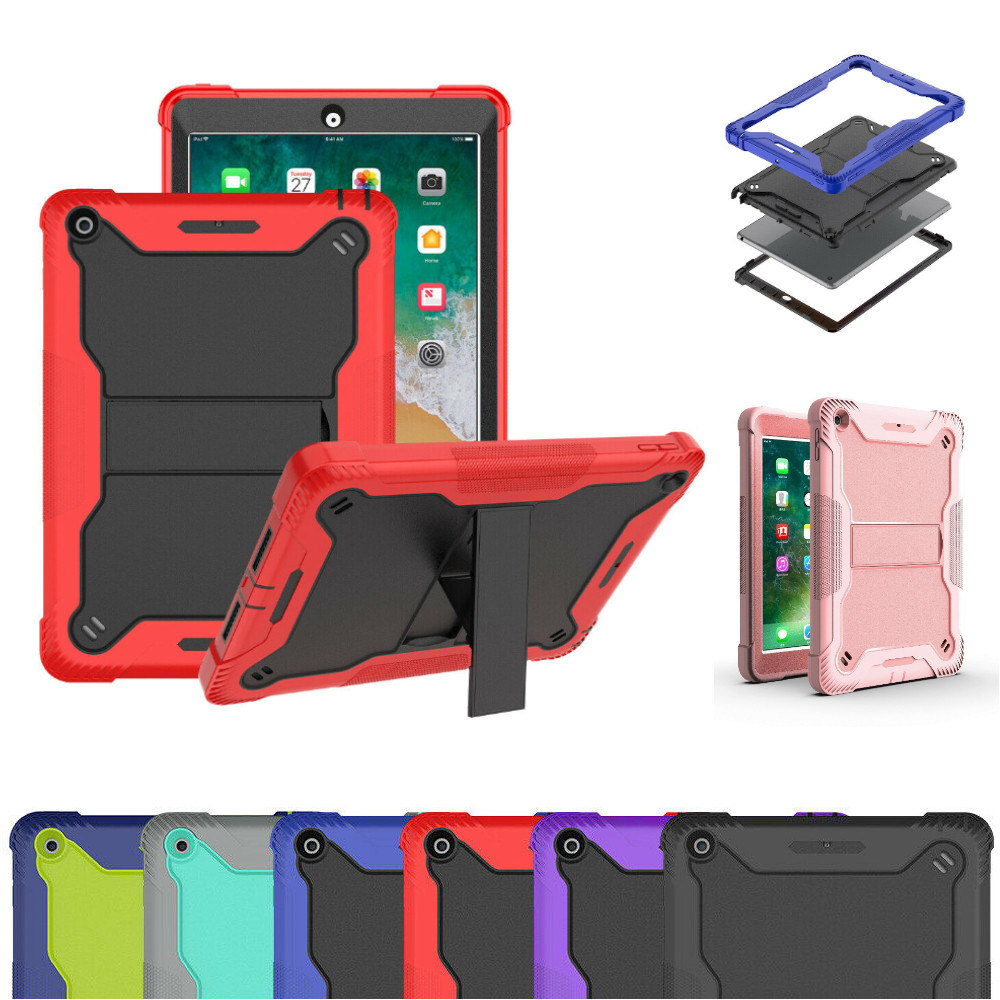Shockproof Heavy Duty Case Stand Cover For iPad Pro 11″ 10.2 in Pro 9.7 Mini 4 5