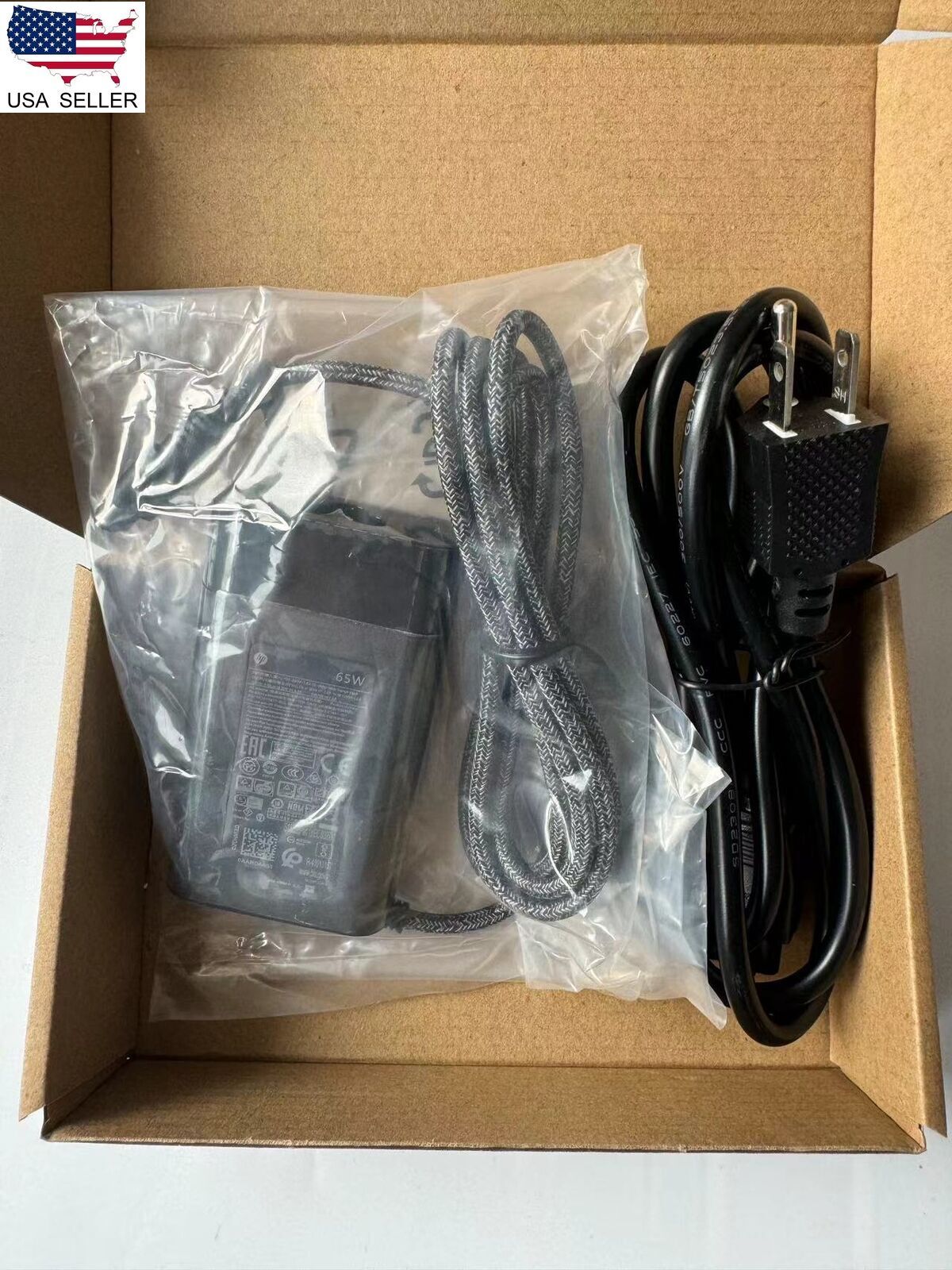 NEW Genuine OEM 65W USB-C AC Adapter Charger for HP Spectre x360 13 14 15 Series