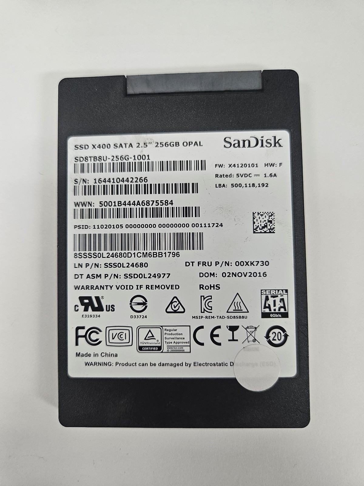 SanDisk 240/256 GB Internal SATA SSD Fully Tested 80-99% Health
