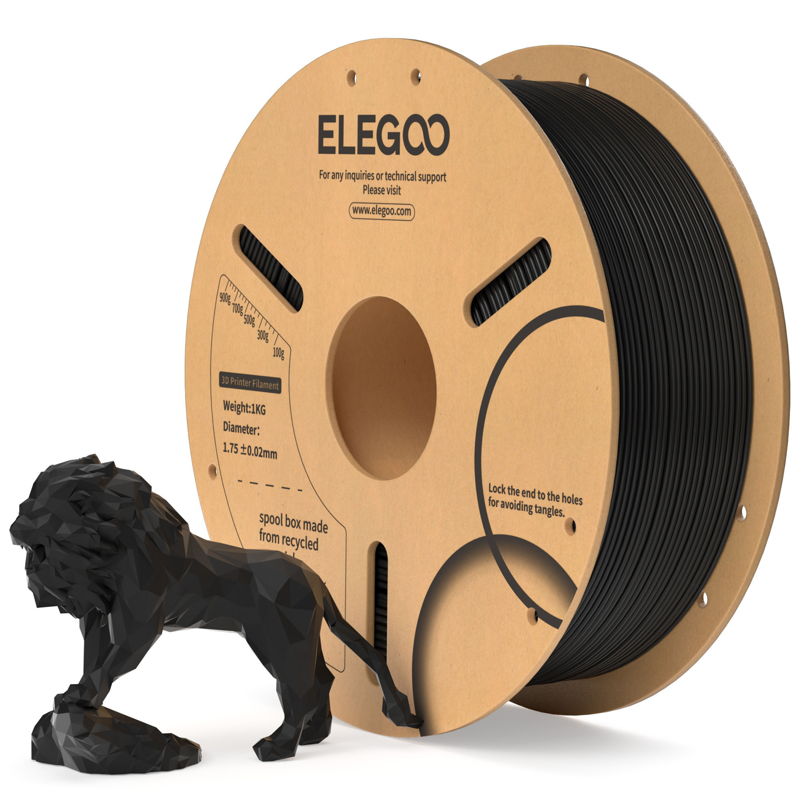 【Buy 6 Get 4 Free,Add 10】ELEGOO PLA PLA+ Rapid PLA+ 3D Printer Filament 1KG
