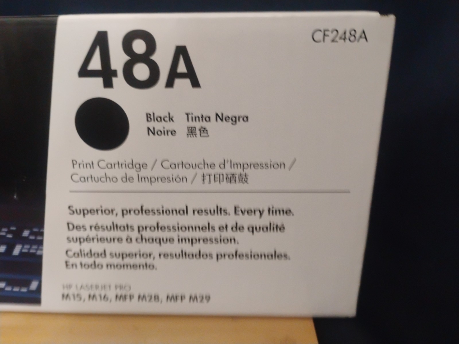 Genuine HP 48A LaserJet Ink Toner Cartridge (CF248A Black) New & Sealed