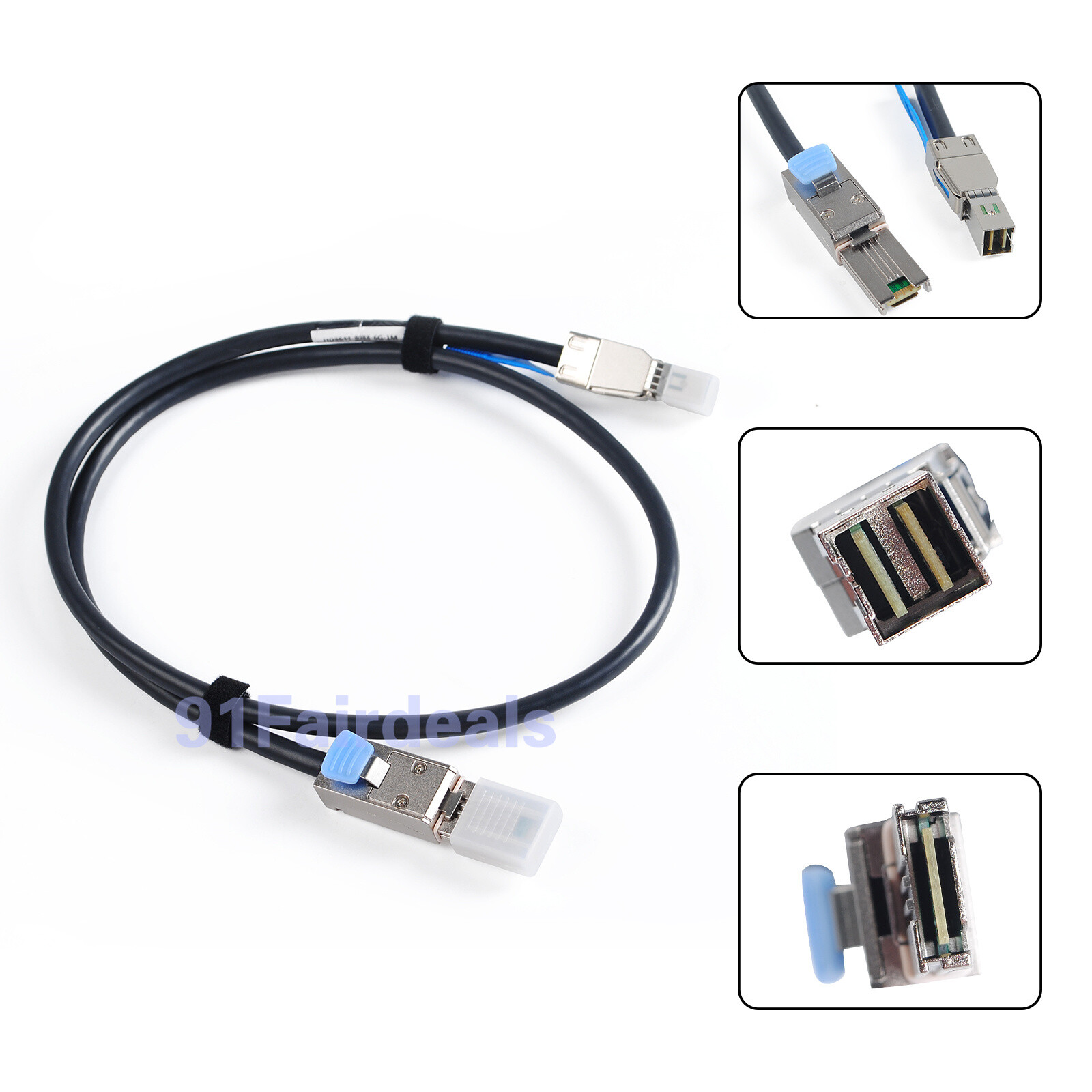 SAS SATA Cable SFF-8088 Mini SAS to Mini-SAS SFF-8644 Cable 1M Ship@US