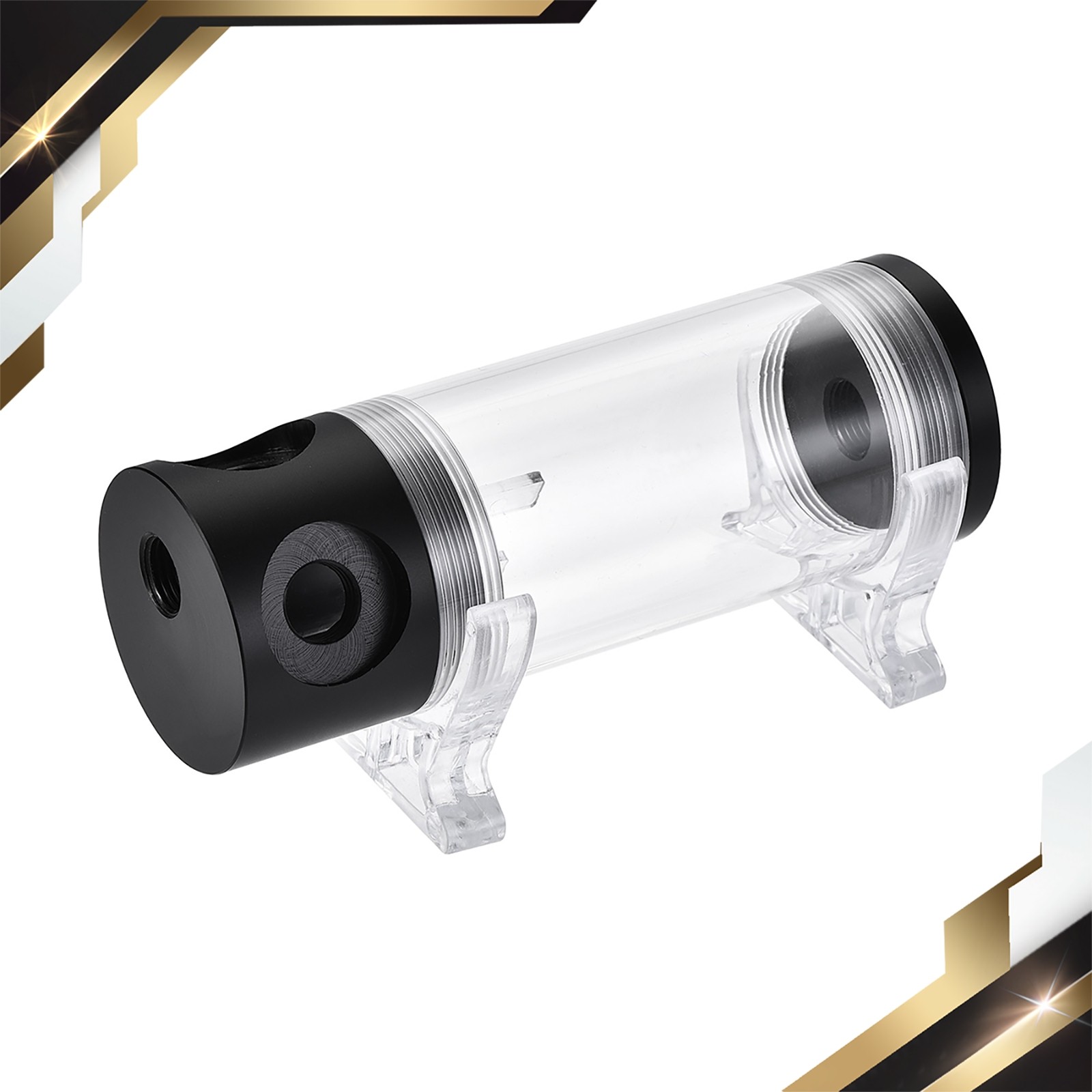 Water Cooling Tank 50mm x 140mm Acrylic and POM 1 In 3 Out for PC CPU Cooled
