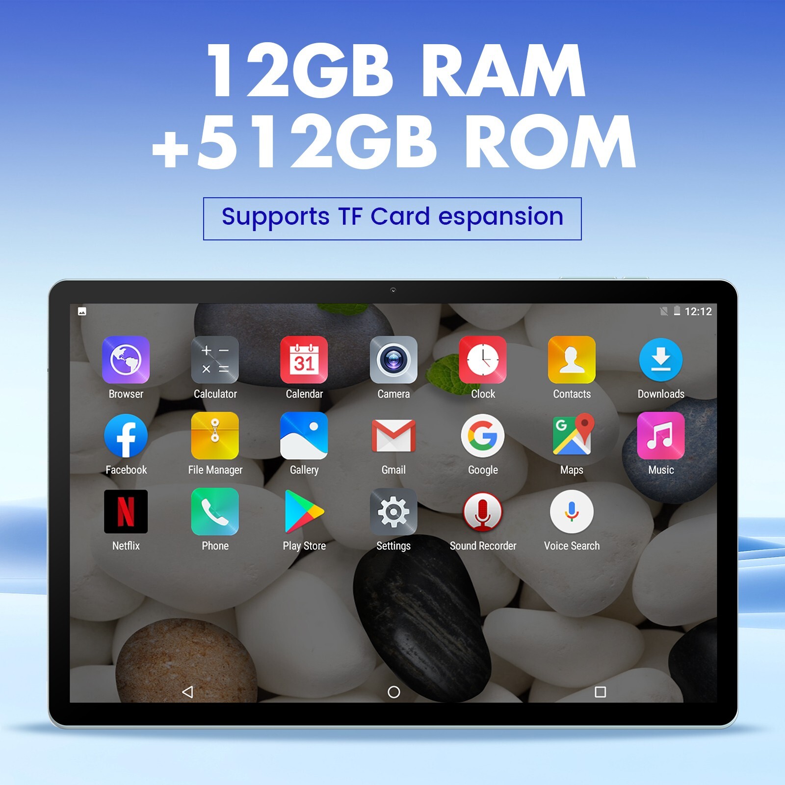 Kids Tablet 7in Tablet for Kids 64GB Android 9 WiFi YouTube Netflix Google Play