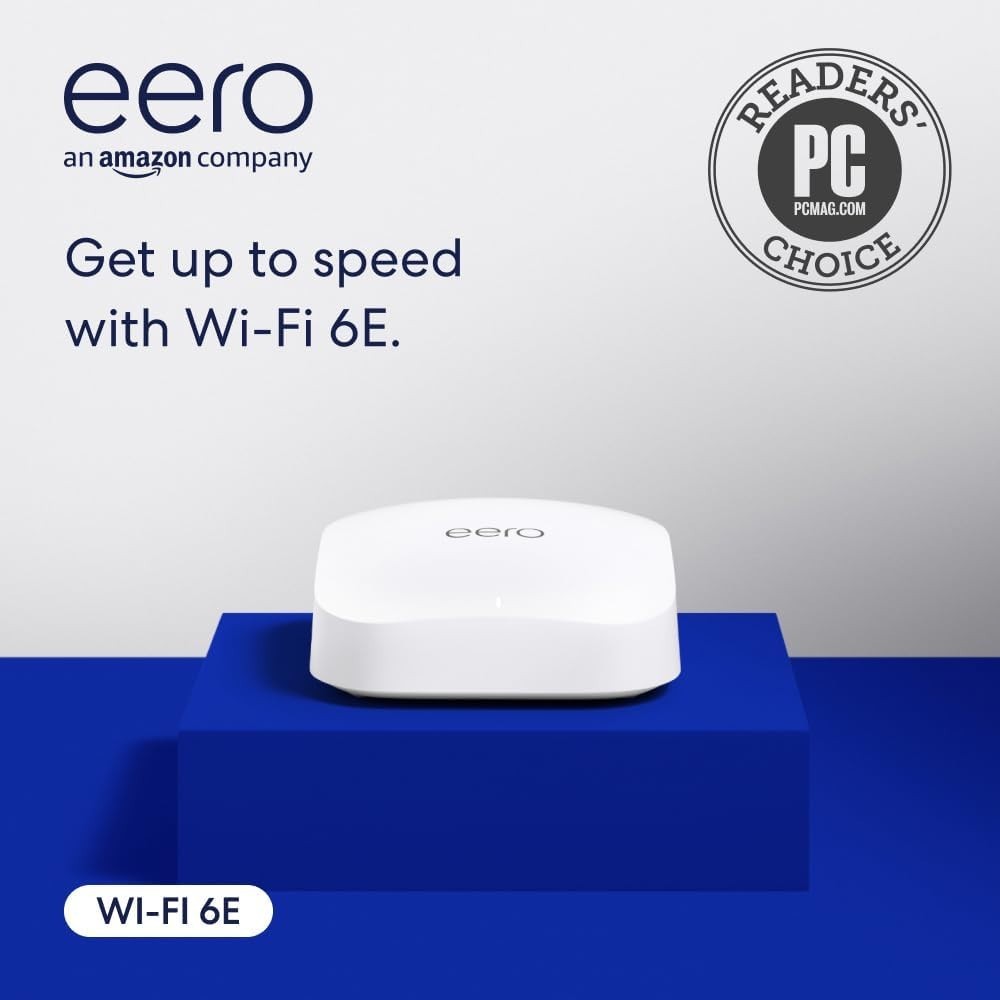 Eero Pro 6E Tri-Band Mesh Wi-Fi 6E Single Unit