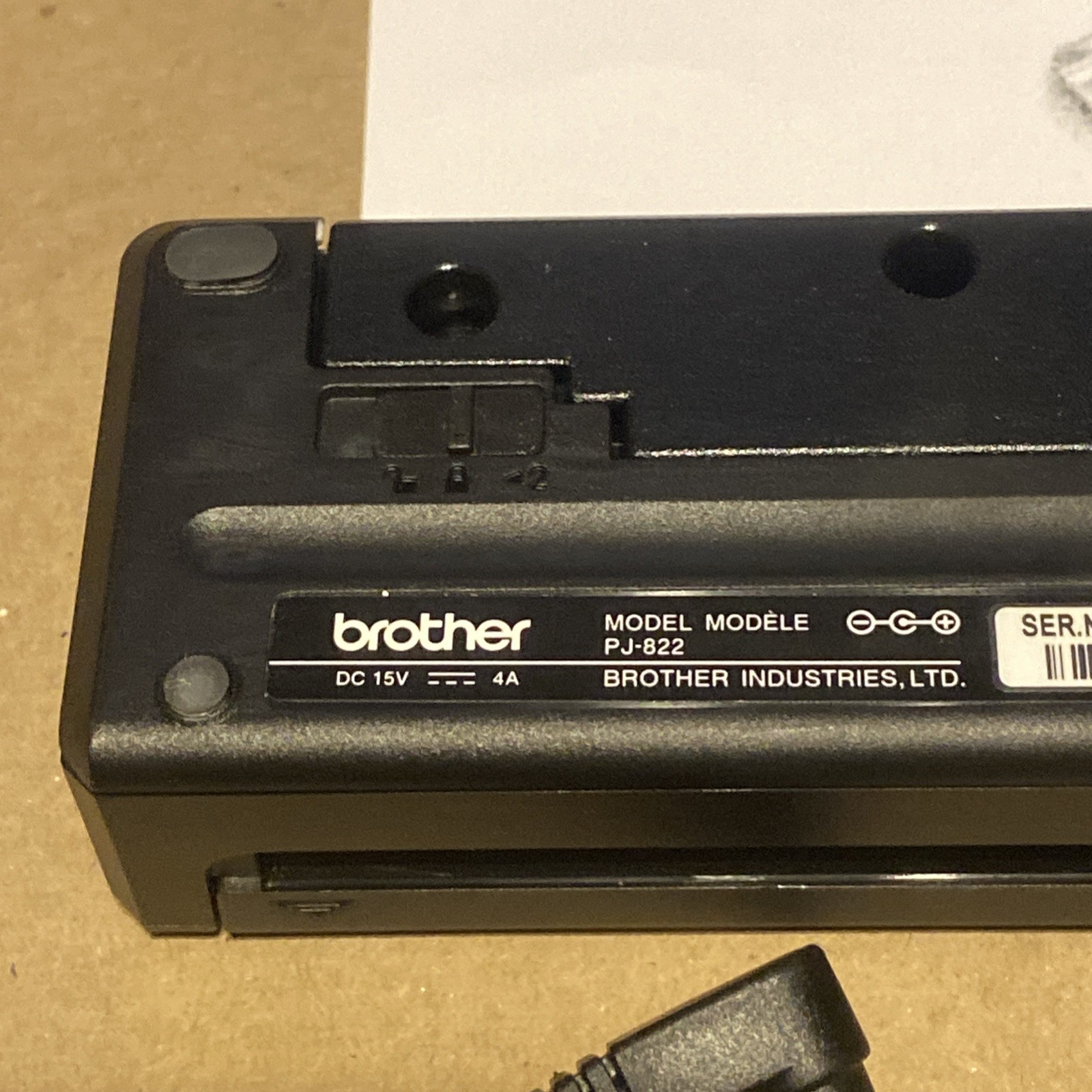 Brother PocketJet PJ-822 Mobile Direct Thermal Printer Monochrome Label Tattoo