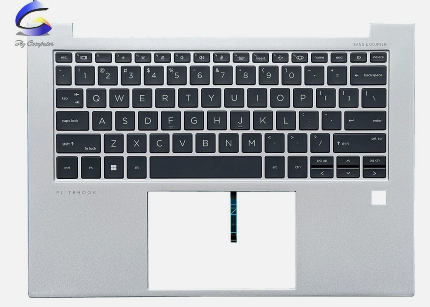 New For HP Elitebook 840 845 G9 G10 Laptop Upper Case Palmrest Backlit Keyboard