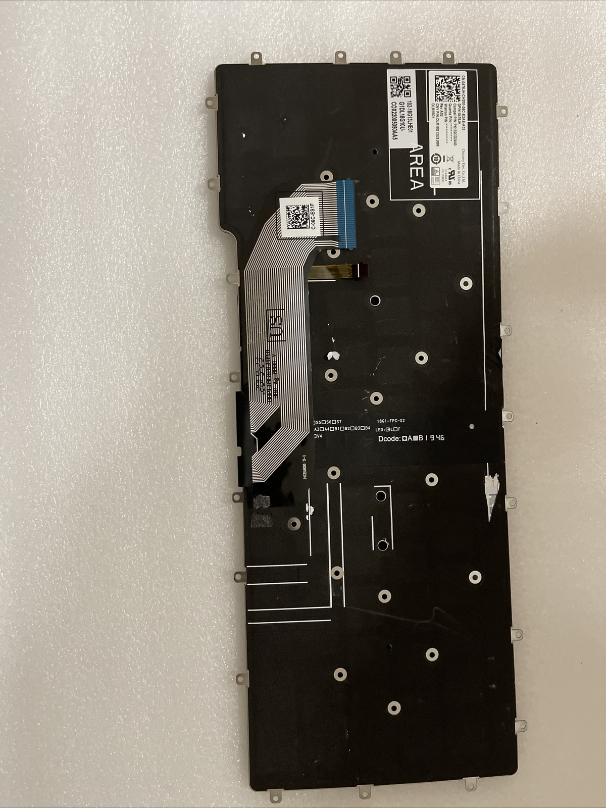 Dell Latitude 7400 2in1 9410 2in1 Backlit US English Keyboard 476Jh 0476JH H1T8