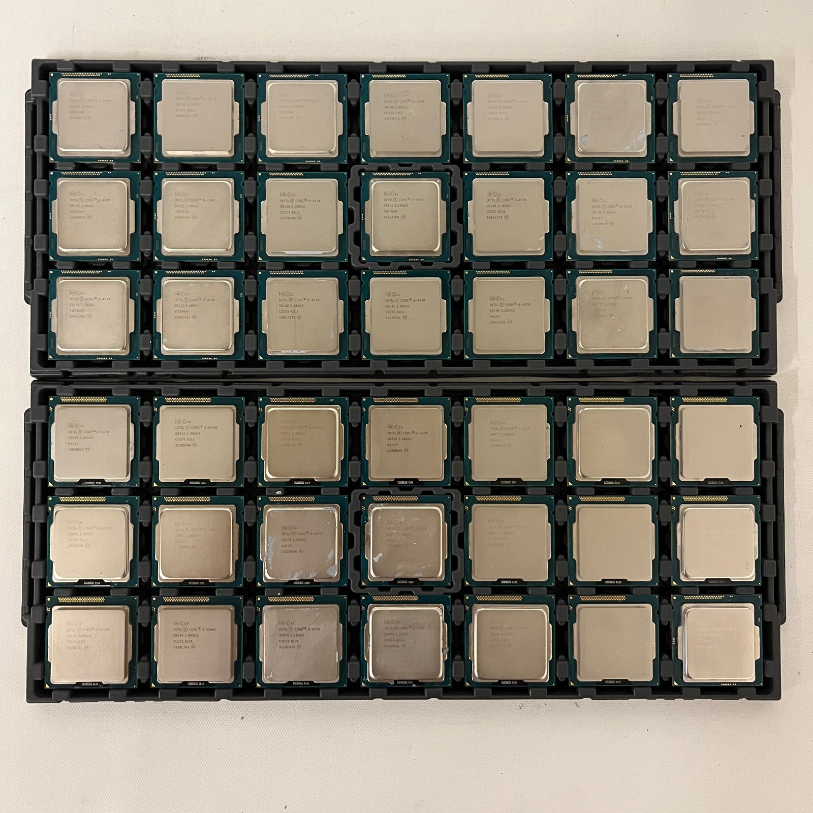 Intel Core i5 3rd & 4th Gen CPUs | 3rd Gen x 20, 4th Gen x 22 | Lot of 42