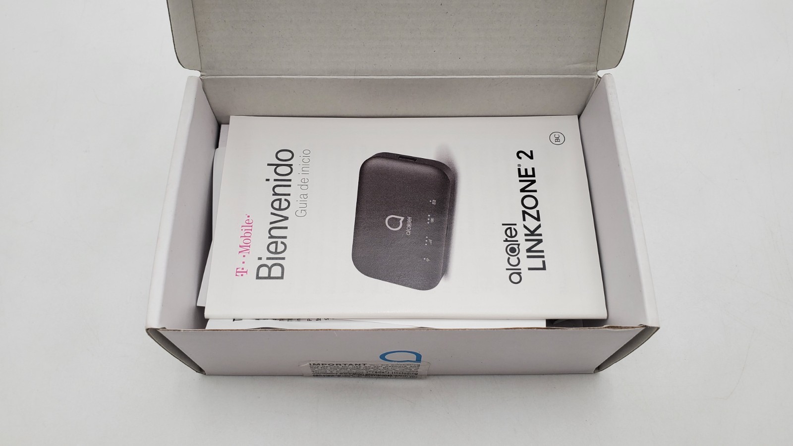 Alcatel Linkzone 2 – T-Mobile MW3TM 16G Black Kit WiFi 4G LTE Hotspot New In Box