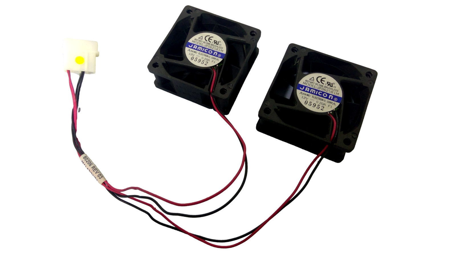 JAMICON JF0625B1M 12V 0.20A F1 FAN