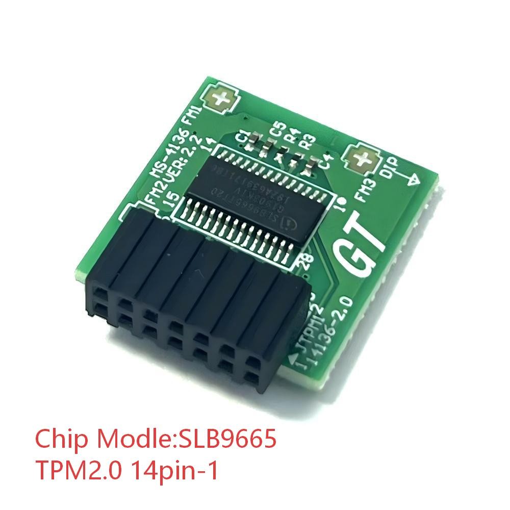 US TPM2.0 14pin-1Module Trusted Platform LPC for MSI MS-4136 B450 TOMAHAWK MAXII