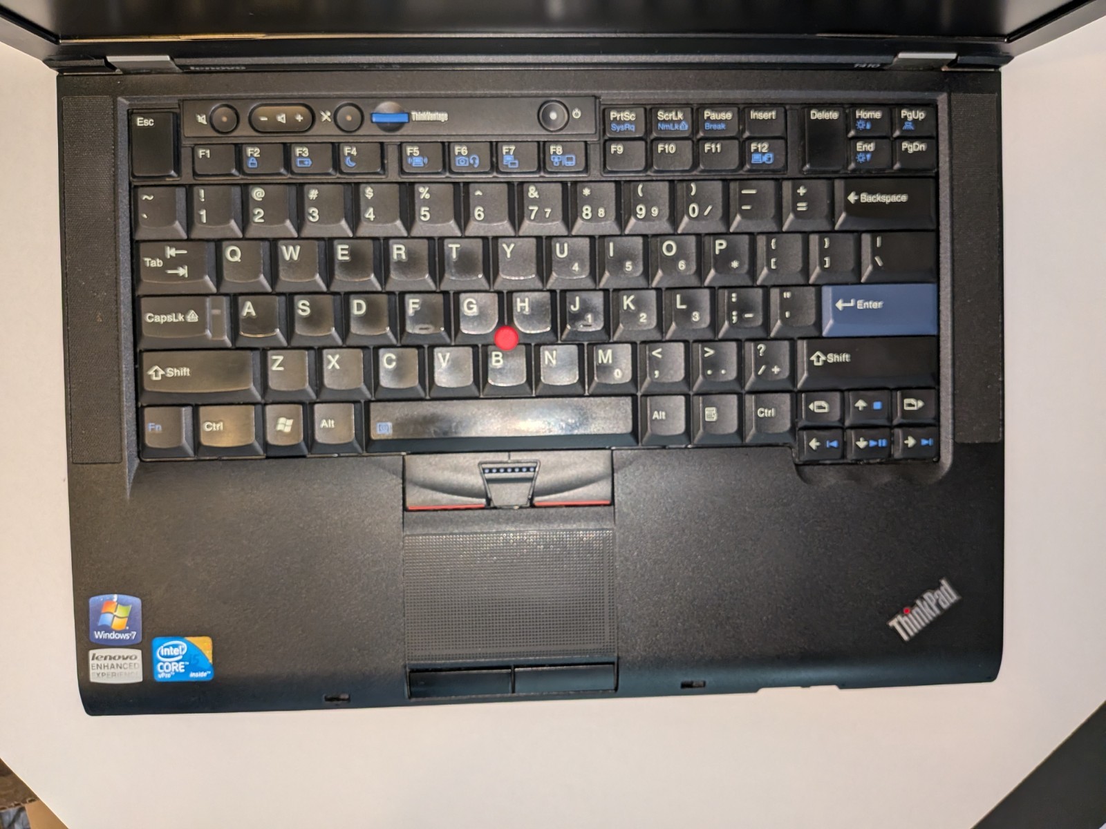 Lenovo Thinkpad T410 Laptop i5-M520 2.5gb ram 500gb HD TESTED NEEDS BATTERY