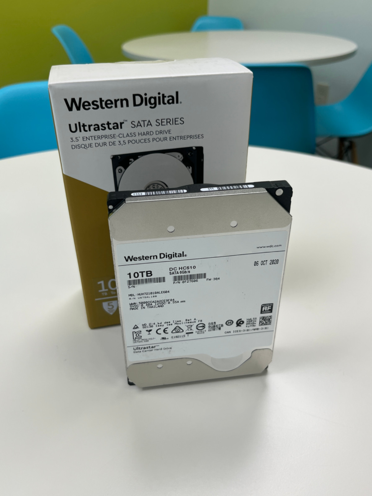 Western Digital 10tb Ultrastar DC Hc510 SATA Data Center Hard Drive 06 OCT 2020