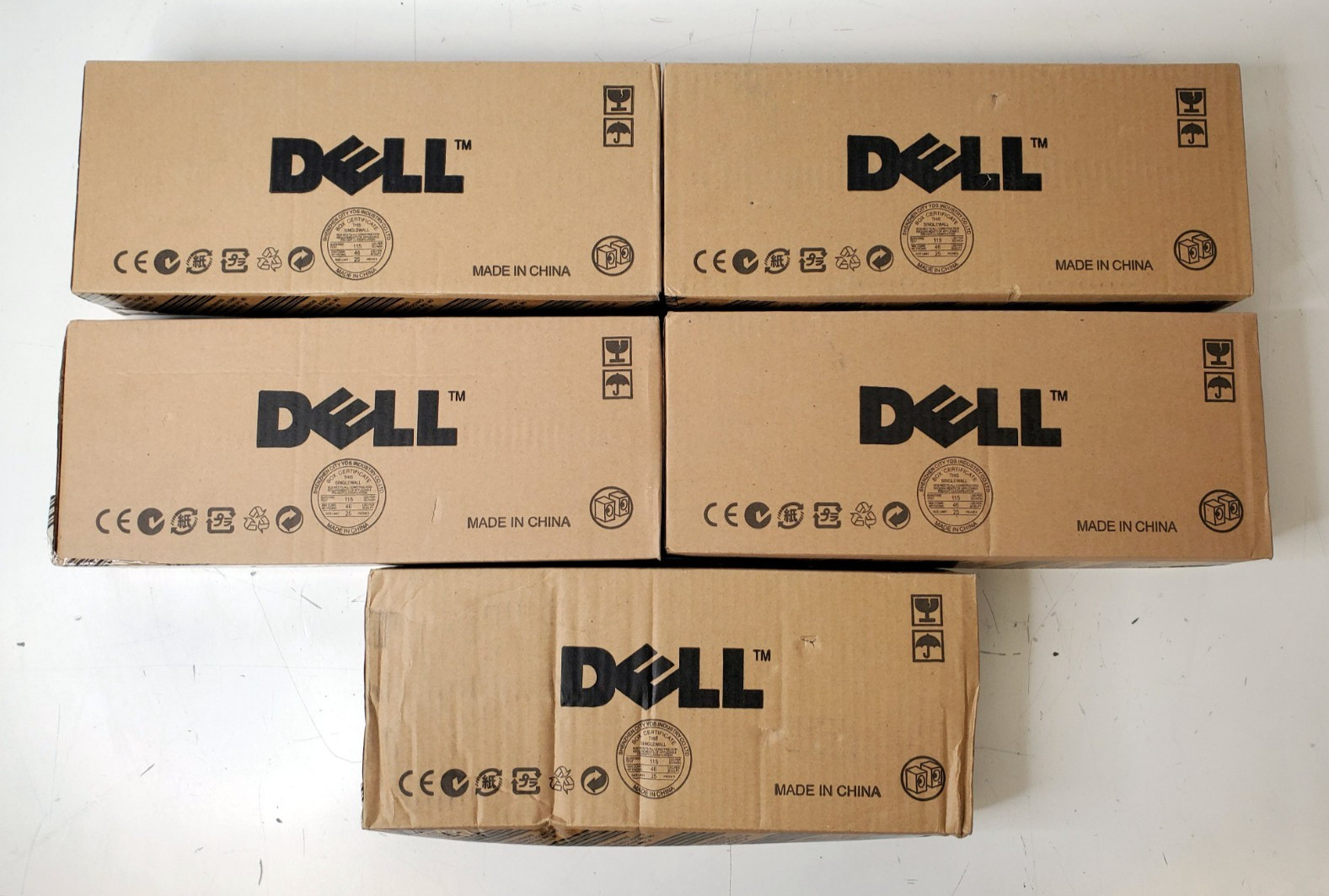 New/Sealed Lot of 5 Dell AX510 Multimedia Speaker (DP/N 0C730C)